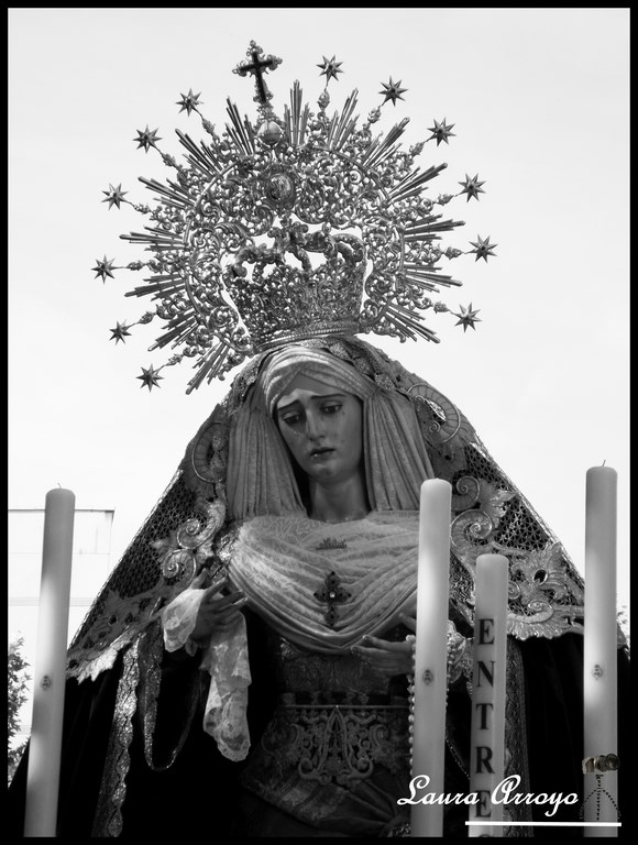 Traslado Virgen de la Salud a Marianistas. Chaminando 2014.